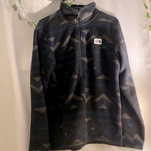 north face quarter zip size small